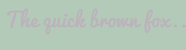 Image with Font Color BBB3BB and Background Color B3CAB8